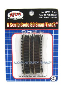 9 3/4" HALF CURVE SECT-6 PCS