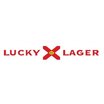 HO LUCKY LAGER BEER DECAL