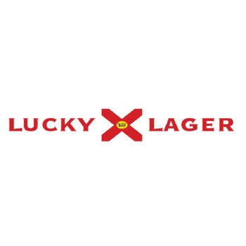 N LUCKY LAGER BEER DECAL