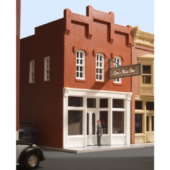 O SCALE STEVE'S MUSIC STORE BUILDING KIT