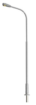 N SINGLE-ARM STREETLIGHT -GRAY