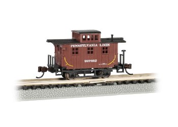 N PRR 1860-80 OLDTIME CABOOSE