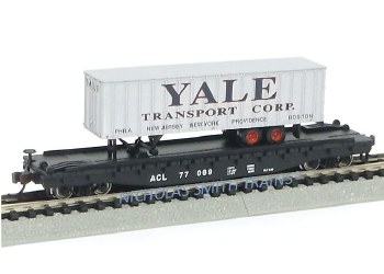 ACL FLAT CAR W/YALE TRAILER