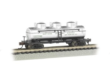 N NORCALW 3-DOME TANK CAR