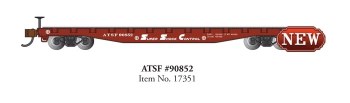 N ATSF 52' FLATCAR #90852