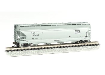 N CSX ACF 56' 4 BAY CENTERFLOW