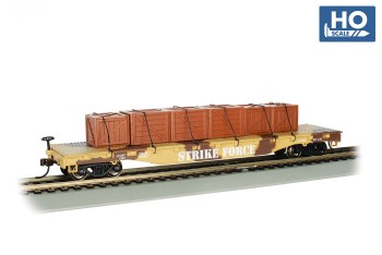 STRIKE FORCE FLAT CAR W/ LOAD