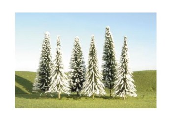 PINE W/SNOW TR 5-6 IN-6PK