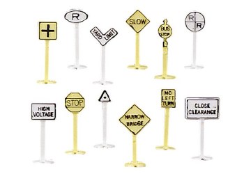 N RAILROAD & STREET SIGNS