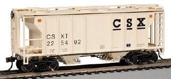 CSX 2-BAY COVERD HOPPER#225492