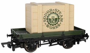 PLANK WAGON W/SODOR STEAM