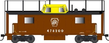 PRR N8 CABOOSE #478200