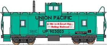UP CABOOSE #903003 - MOW GREEN