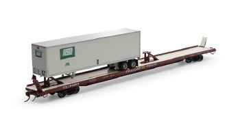 TT 89' FLAT #152199 W/TRAILER