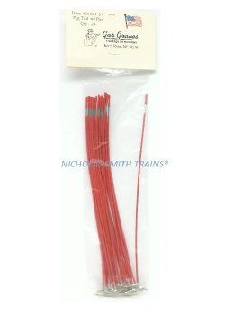 8" PIGTAIL RED 16GA - 24 PCS