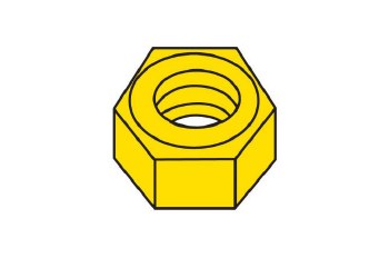 00-90 HEX NUTS