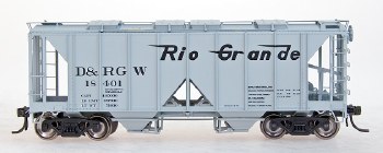 D&RGW 2-BAY COVERED HOPPER