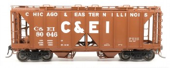 C&EI 2-BAY COVERED HOPPER