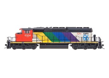 CN SD40-2W #5334- DCC & SOUND