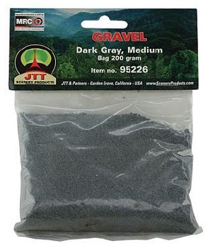 GRAVEL, DARK GRAY-MEDIUM