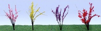O FLOWER BUSHES, 1" TO 1-1/2"