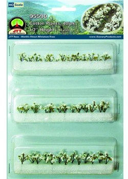 HO COTTON PLANTS, 40/PK