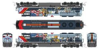 UP SD70ACe #1111 - DCC