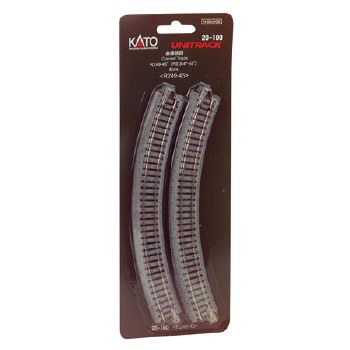 9 3/4" CURVE TRACK-4 PCS