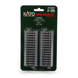 HO 4 1/2" STRAIGHT TRK-4PK