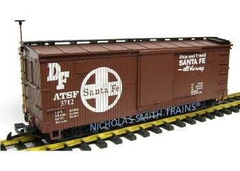 AT&SF WOODSIDE BOX CAR