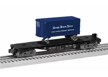 NICKEL PLATE PIGGYBACK FLATCAR