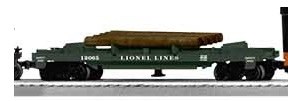 LIONEL LINES LOG DUMP CAR