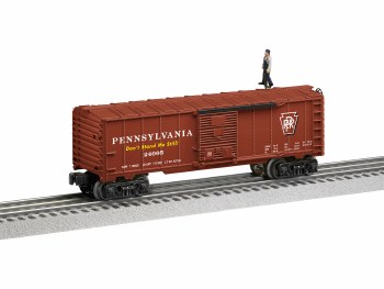 PRR WALKING BREAKMAN BOXCAR