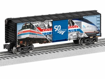 AMTRAK 50TH ANNIV. BOXCAR