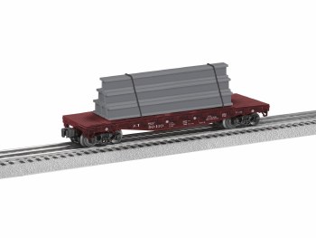 SF FLATCAR W/ STAKES #90410