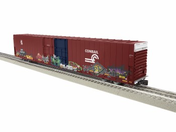 CR 86' 4-DOOR BOXCAR W/GRAFITI