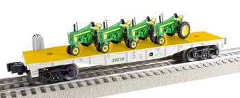 JOHN DEERE FLATCAR WITH COMBIN