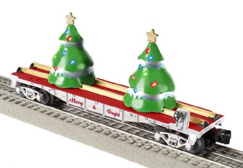 CHRISTMAS TREE FLATCAR