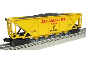 LRRC 4 BAY HOPPER W/COAL LOAD