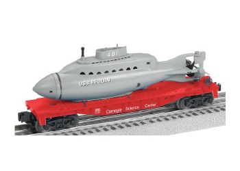 CARNEGIE FLATCAR W. SUBMARINE