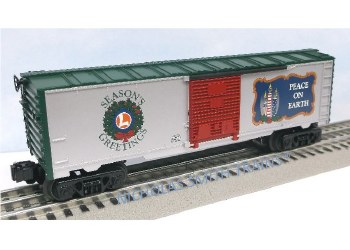 2002 XMAS LIGHTED BOXCAR