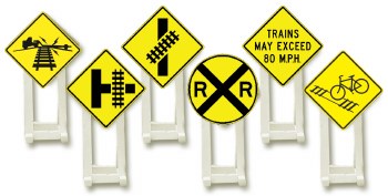 RAILROAD CROSSING SIGNS