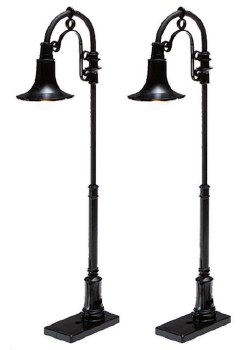 GOOSENECK LAMP BLACK 2PK