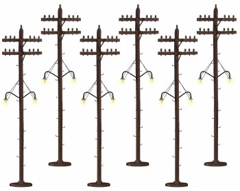 LIGHTED SCALE POLES