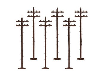 A/F S SCALE TELEPHONE POLES