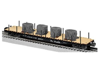 D&RGW PS-4 FLATCAR W. LOAD