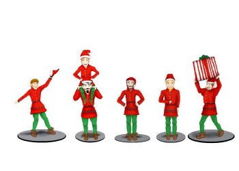 POLAR EXPRESS ELF FIGURE PACK