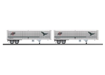 C&NW 40' TRAILER 2 PACK
