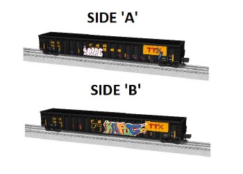 GNTX 66' MILL GONDOLA GRAFFITI