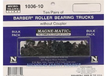 BARBER ROLLER BEARING TRUCKS